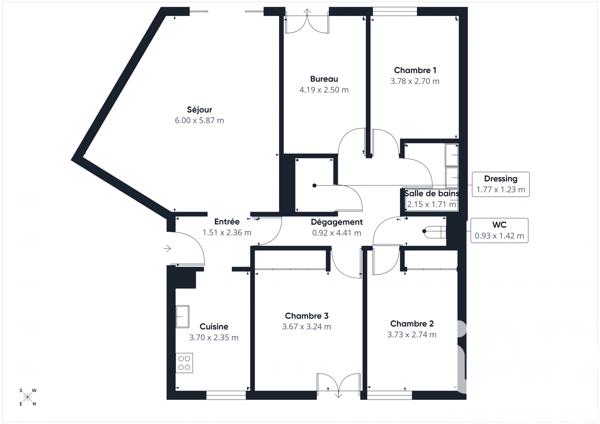 Appartement à vendre 5 pièces 102 m² Nantes