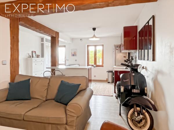 Breux-Jouy (91650) Charmante maisonnette au calme – Centre village, 1 chambre + bureau, extérieur 21 m²