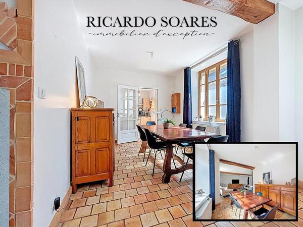 LONGÈRE RÉNOVÉE EN 2016 / 160m2 AU SOL / 3 CHAMBRES / SEJOUR 45m2 / GARAGE / TERRAIN 1015m2