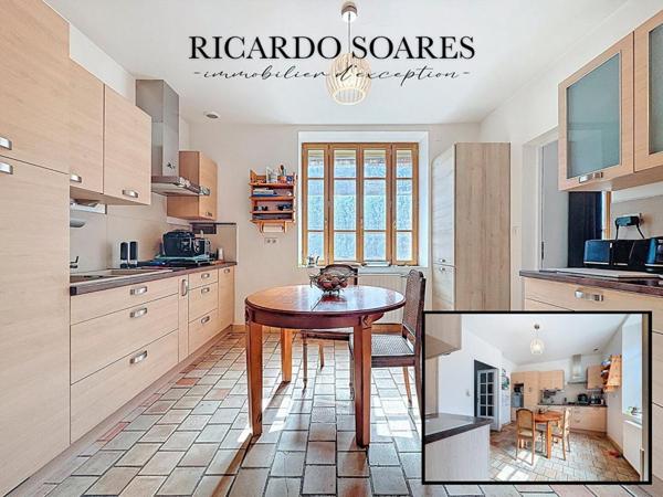 LONGÈRE RÉNOVÉE EN 2016 / 160m2 AU SOL / 3 CHAMBRES / SEJOUR 45m2 / GARAGE / TERRAIN 1015m2