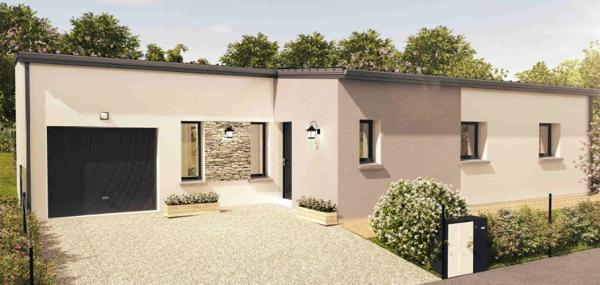 Terrain + Maison à vendre 5 pièces - 125 m²