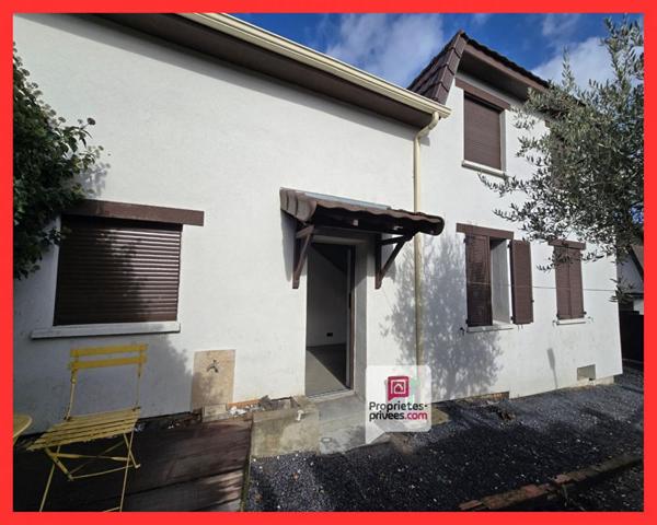 93370 MONTFERMEIL - Secteur Mairie -Maison 2 pièces 54,34 m² -1 Chambre -Terrasse- Stationnement 1cave -