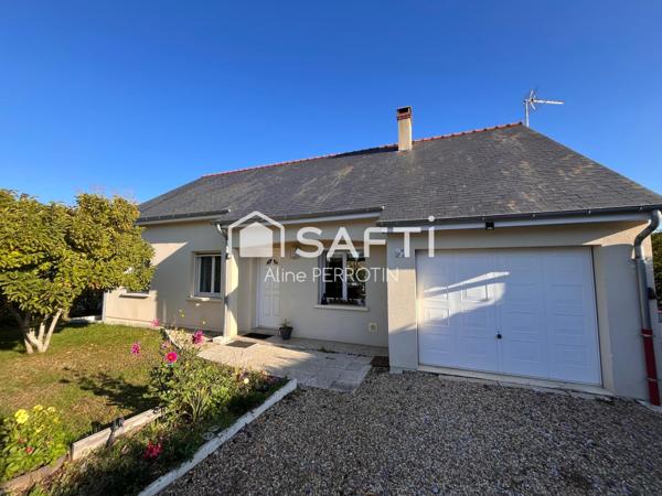Maison au calme avec jardin, garage et 3 chambres
