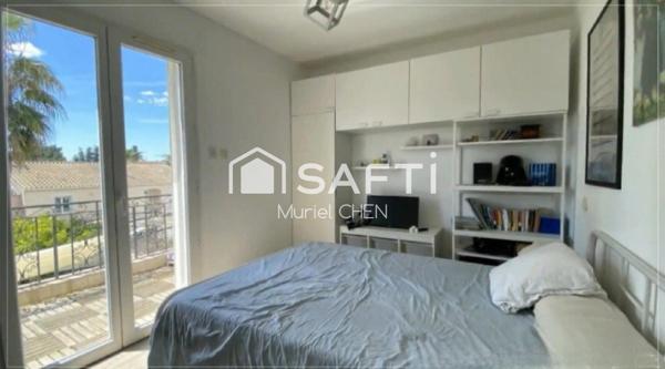 AUBORD, villa 157 m2, terrain arboré piscine