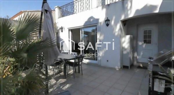 AUBORD, villa 157 m2, terrain arboré piscine