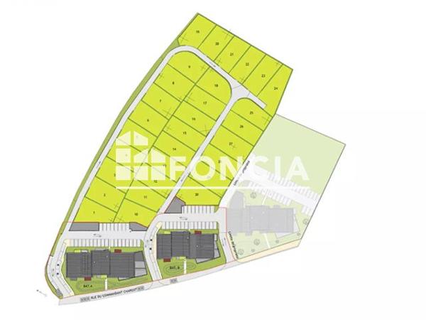 À vendre Terrain 313 m² - Le Relecq-kerhuon 29480