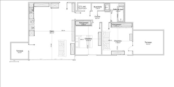Appartement Montpellier 3 pièces 71 m2