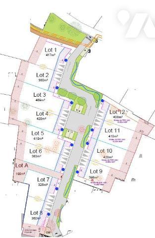 Nouveauté terrains à bâtir Ancenis St Géréon 12 lots - 326 m² à 489m²