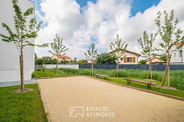 Toit terrasse à Corbas avec garage double