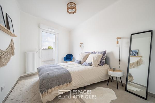 Toit terrasse à Corbas avec garage double