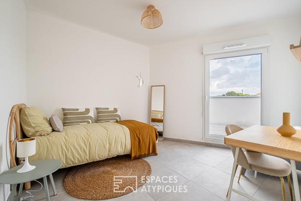 Toit terrasse à Corbas avec garage double