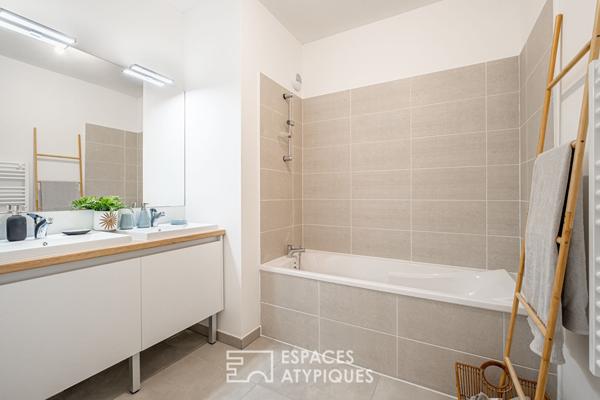 Toit terrasse à Corbas avec garage double