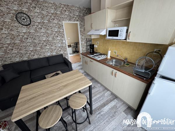 Location Maison meublée - 2 pièces - 35m² - ANGEAC CHAMPAGNE