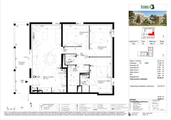 Appartement à vendre 4 pièces 84 m² Bordeaux