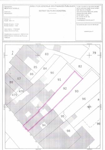 Maison à vendre 8 pièces MAGNIERES (54)