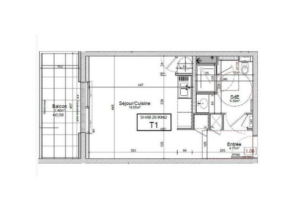 Appartement 1 pièce - 35800 Dinard