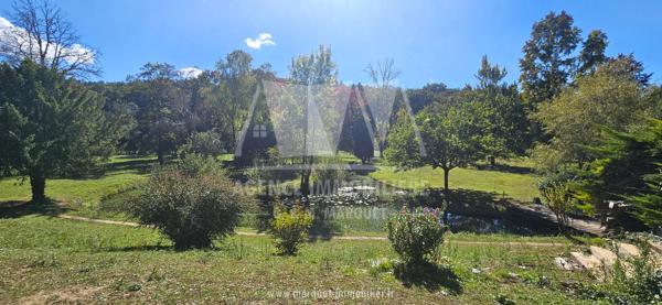 MAGNAC-SUR-TOUVRE - MAISON EN PIERRES SUR 2 NIVEAUX AVEC PISCINE, TERRASSE, GARAGE ET TERRAIN DE 16 541 m²