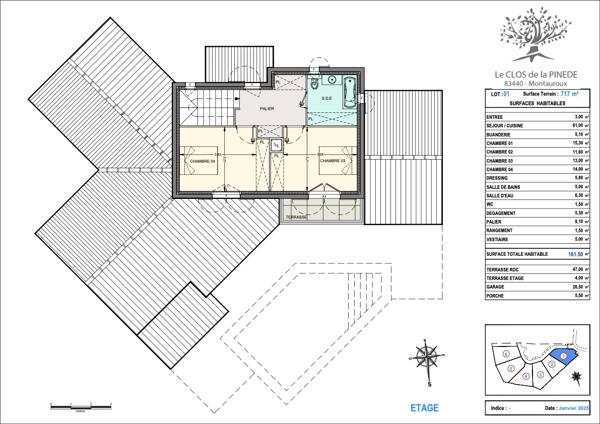 Terrain avec permis de construire purgé de tout recours