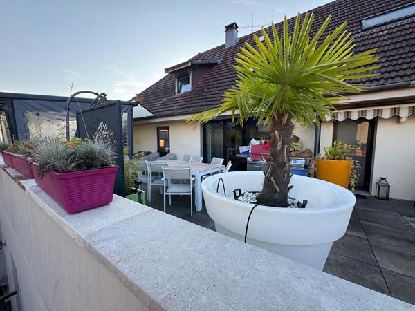 ROOFTOP D'EXCEPTION  DUPLEX 7 PIECES RENOVE TERRASSE PARKING BAVILLIERS