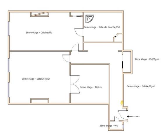 Appartement à vendre 2 pièces 41 m² Lyon 9