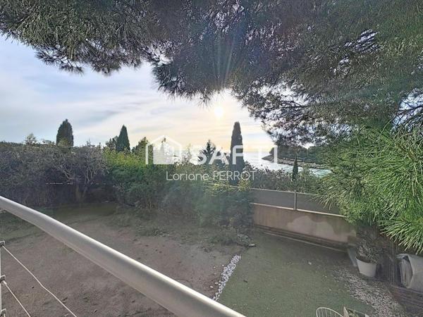 Vue Mer à Martigues , plage juste en face