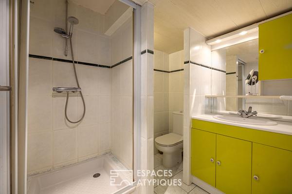 Loft traversant avec patio privé et potentiel locatif à Saint Louis