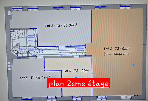 Appartement Vichy 2 pièce(s) 35 m2