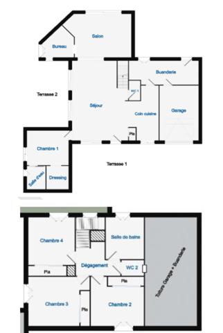 Saint-Georges-de-Luzençon (12100) MAISON F6 145 M2 AVEC GARAGE ET PISCINE SUR TERRAIN DE 545 M2