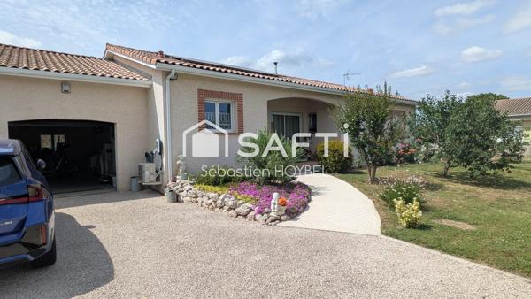 Maison familiale de plain-pied.