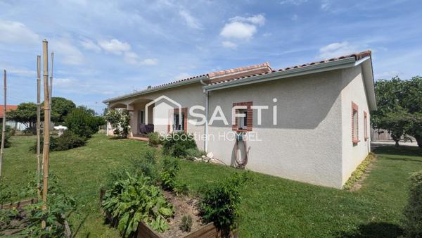 Maison familiale de plain-pied.