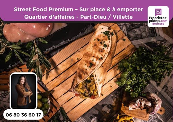 69003 LYON - Restaurant Street Food, Secteur Part-Dieu / Villette, sur place & à emporter