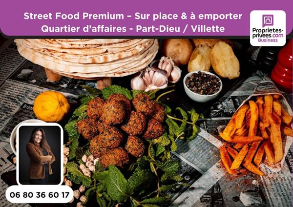 69003 LYON - Restaurant Street Food, Secteur Part-Dieu / Villette, sur place & à emporter
