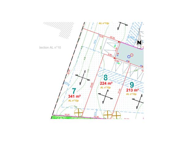 Terrain viabilisé La Chevroliere 341 m2 (lot7)