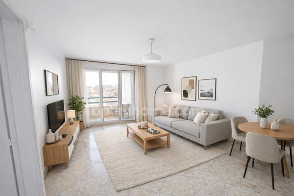 BONDY (93140) – APPARTEMENT 3 PIÈCES – TERRASSE – BOX – CAVE