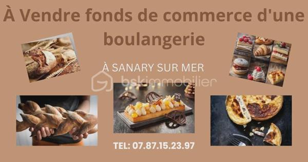 🥖 À VENDRE – BOULANGERIE-PÂTISSERIE À SANARY-SUR-MER - 180 000 euros 🌊☀️

Vous souhaitez ouvrir une boulangerie avec pâtisserie ? Vous êtes au bon endroit !

Vous rêvez de vous installer en couple et de développer votre propre activité dans une station balnéaire recherchée ?

Cette opportunité vous permet de vous installer à Sanary-sur-Mer, commune dynamique et très attractive, avec une forte fréquentation touristique en période estivale et une clientèle locale fidèle à l’année.

🏆 Un emplacement dans une ville réputée pour son célèbre marché du mercredi, élu « Plus beau marché de France », véritable rendez-vous incontournable qui contribue à l’attractivité de Sanary.

⚓ Profitez également d’un environnement privilégié entre port, plages, commerces, animations et art de vivre provençal.

🥐 Développez votre savoir-faire et votre créativité autour de la boulangerie et de la pâtisserie : pains variés, pains spéciaux, viennoiseries, pâtisseries et créations maison.

👩‍❤️‍👨 Idéal pour un couple souhaitant construire ensemble un beau projet professionnel.

🚗 Parking à proximité

📞 Pour plus d’informations ou pour organiser une visite, contactez-moi au 07 87 15 23 97.

Une belle opportunité pour donner vie à votre projet de boulangerie-pâtisserie au cœur de Sanary-sur-Mer !