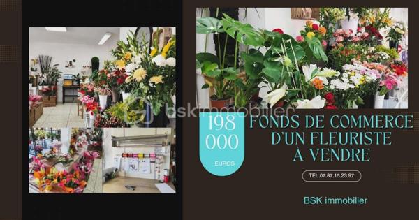 Vous souhaitez vous lancer dans une activité florale ou développer un projet dans l’univers de la décoration ? 

Découvrez ce fonds de commerce de fleuriste de 100 m2 climatisé proposé au prix de 198 000 €.  

📍 Situé à Six-Fours-les-Plages, ce local bénéficie d’un emplacement privilégié avec une belle visibilité, une grande vitrine et un parking gratuit.  
🌿 Le local se compose de plusieurs espaces fonctionnels :  une boutique chaleureuse dédiée à la vente ;  une grande réserve ;  une chambre froide ;  un espace cuisine ;  un espace sanitaire ;  un espace bureau.  
💐 Une belle clientèle et une activité diversifiée : décoration de véhicules, décoration de salles de mariage, préparation de couronnes funéraires, ainsi que la vente de fleurs tout au long de l’année pour accompagner les différents événements et moments festifs de la clientèle. 
 
✨ Un lieu chaleureux, prêt à accueillir votre projet, avec de belles possibilités de développement, notamment autour de la décoration d'intérieur et de l'évènementiel.
Un emplacement de qualité, une clientèle fidèle et un beau potentiel à ne pas manquer !

Pour tout renseignement complémentaire ou pour organiser une visite, n'hésitez pas à me contacter au 07 87 15 23 97
Carole LECOUTEUX - BSK Immobilier