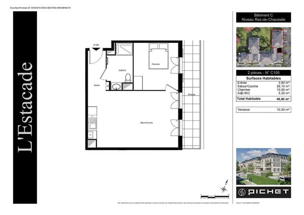 Appartement de 2 pièces situé à COMPIEGNE