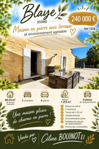 Maison 4 pièce(s) 2 chambre(s) 80.25 m²
