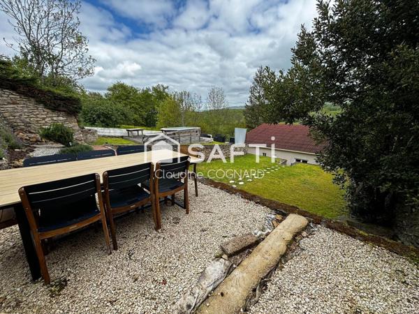 À 5 min de Cluny – Maison individuelle et terrain clos à Lournand