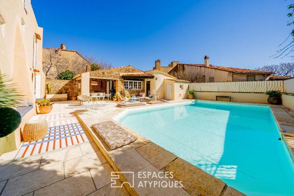 Authentique maison de village du 18e siècle réhabilitée, avec piscine