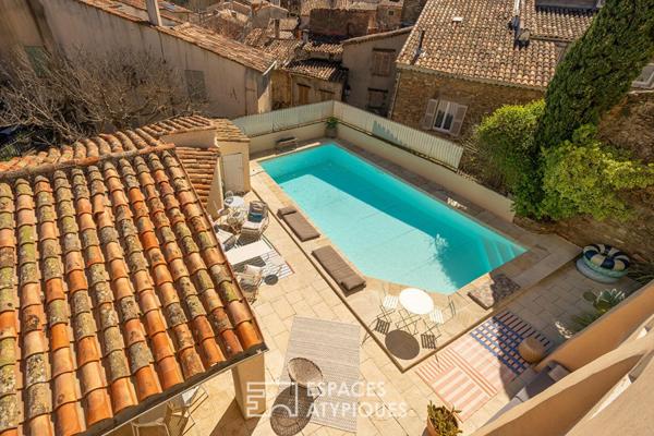 Authentique maison de village du 18e siècle réhabilitée, avec piscine