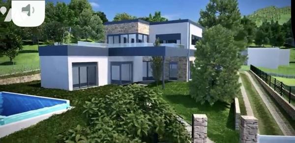 Vallauris Impiniers  Projet d'une construction de maison de  140 m2 sur un Terrain de 1400 m2 