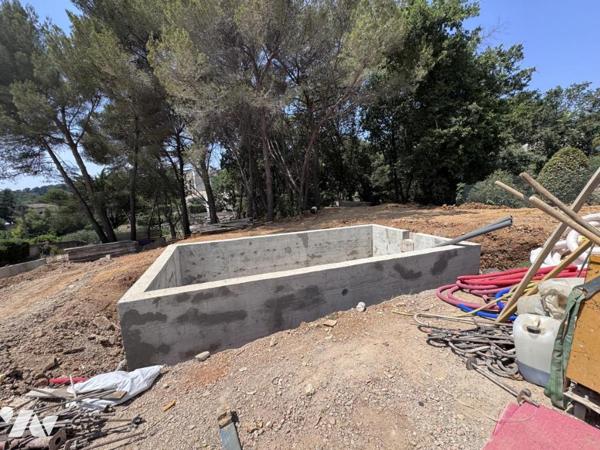 Vallauris Impiniers  Projet d'une construction de maison de  140 m2 sur un Terrain de 1400 m2 