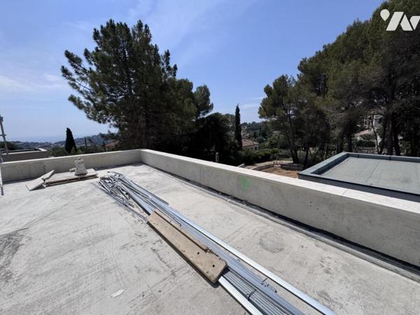 Vallauris Impiniers  Projet d'une construction de maison de  140 m2 sur un Terrain de 1400 m2 