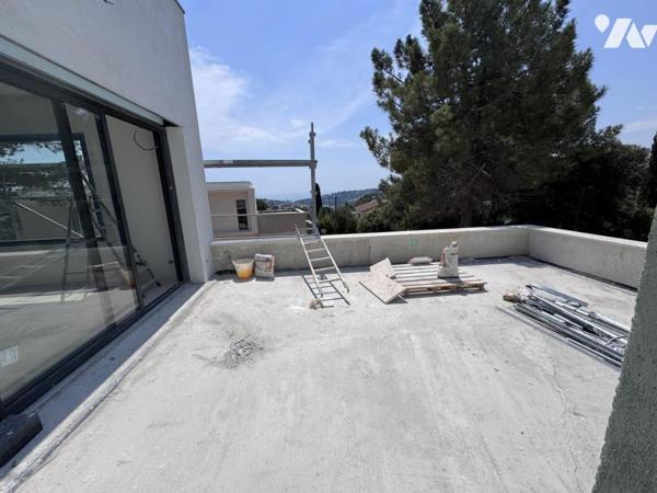 Vallauris Impiniers  Projet d'une construction de maison de  140 m2 sur un Terrain de 1400 m2 