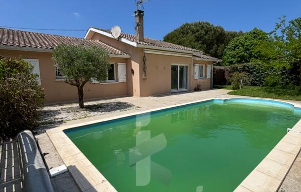 Maison 4 chambres avec piscine et mezzanine   Environnement calme