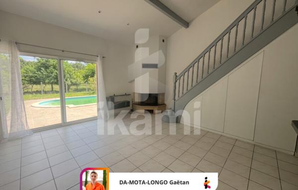 Maison 4 chambres avec piscine et mezzanine   Environnement calme