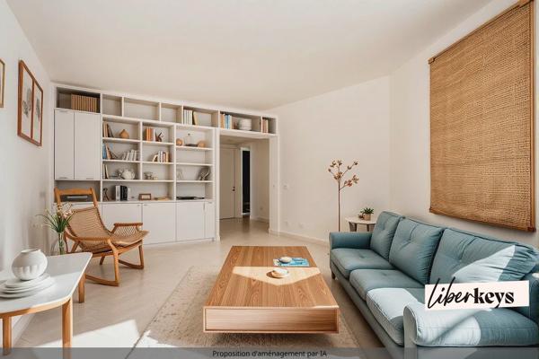 3 pièces 71m² LUMINEUX - loggia + cave + local vélo - DPE C