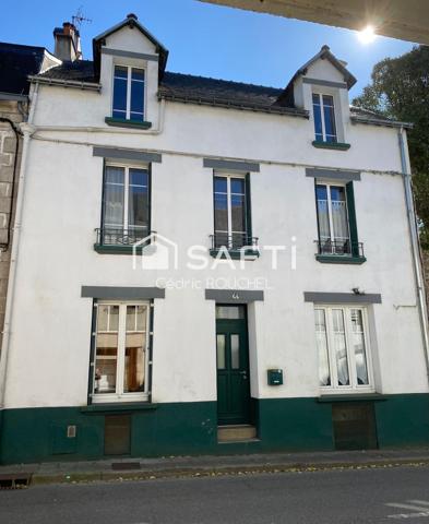 Maison de ville avec beau potentiel au coeur de Quimperlé