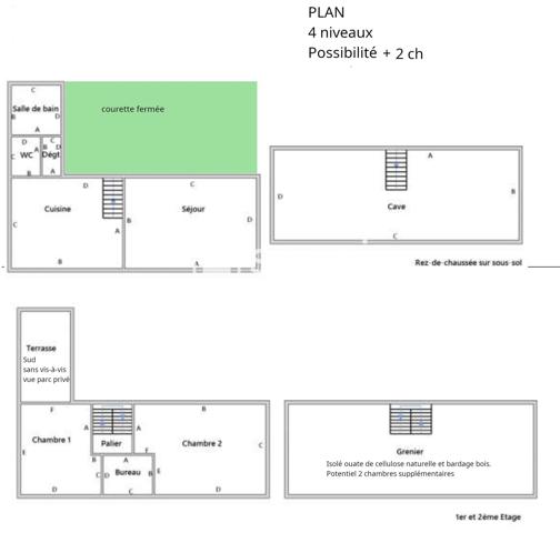 Maison de ville avec beau potentiel au coeur de Quimperlé